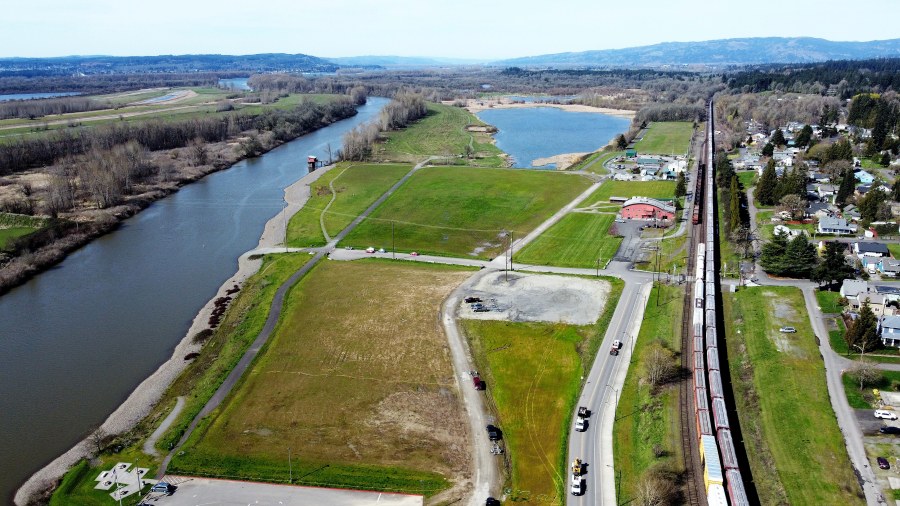 An 8-acre waterfront park, backed by 41 acres of mixed-use development, is the Port of Ridgefield